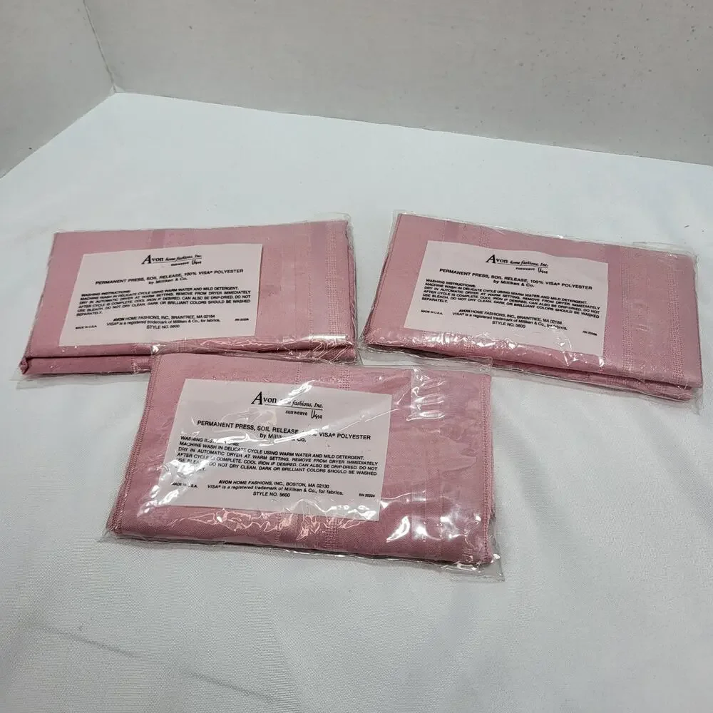 Lot of 3 Pink Radiance Satin Stripe 4 pack 17